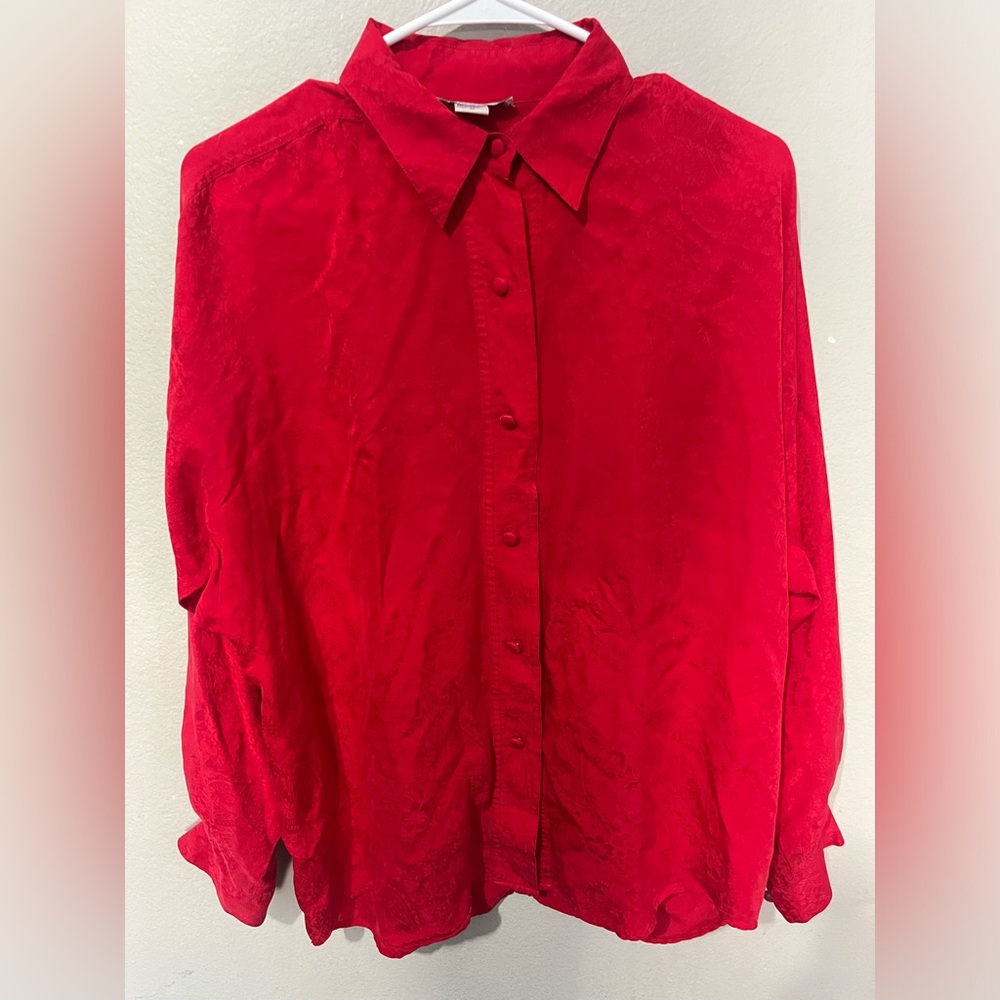 Anne and Frank Vintage Silk Blouse Size Medium